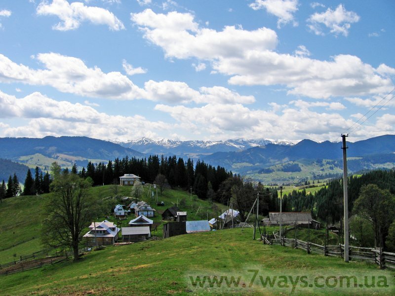 Карпаты, вид на Черногорский хребет Карпаты, вид на Черногорский хребет