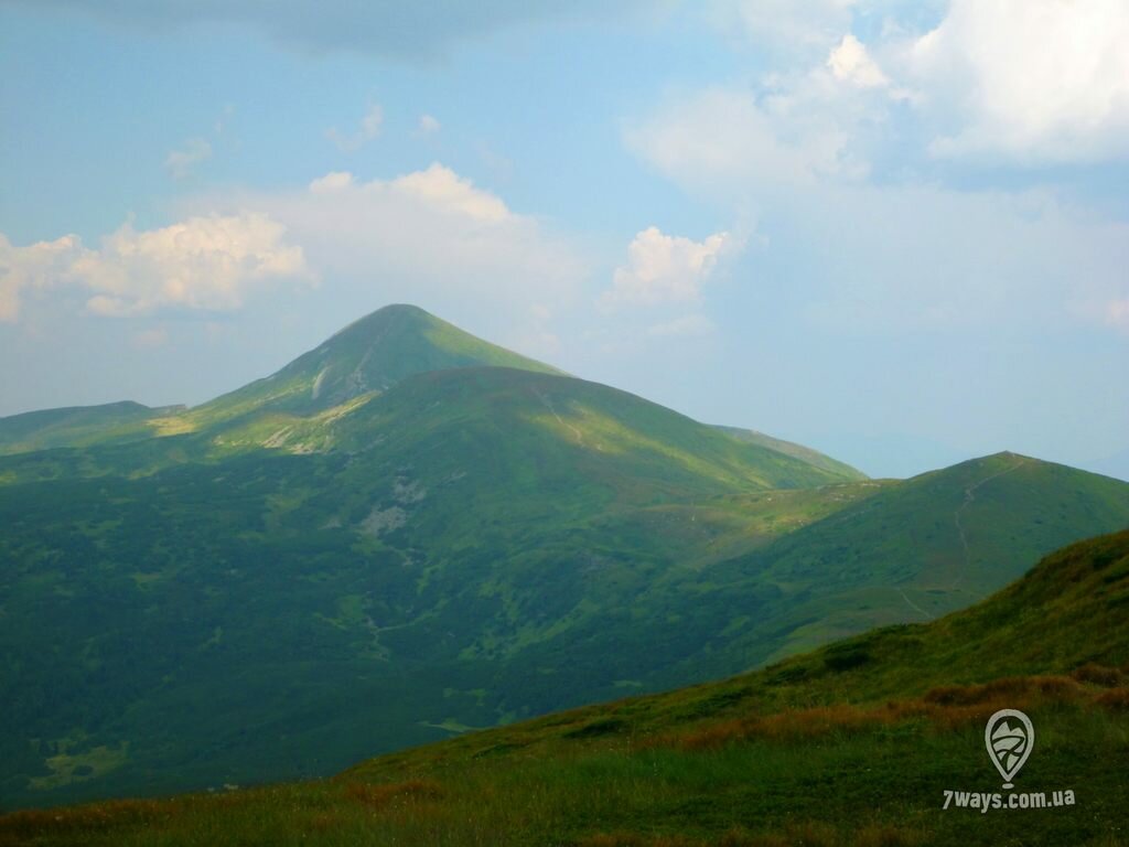Говерла на Черногорском хребте Говерла на Черногорском хребте
