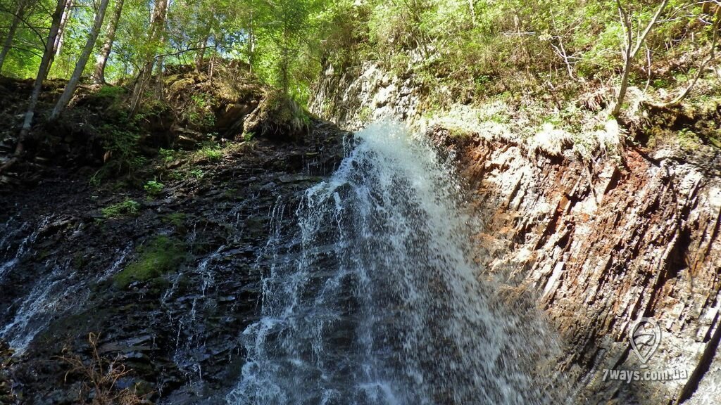 Водопад Женецкий снизу Водопад Женецкий снизу