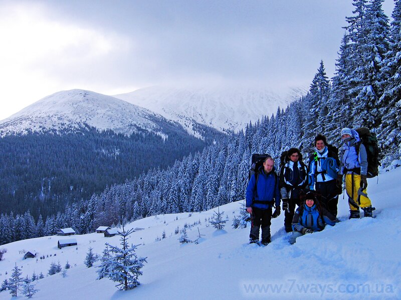 Фото на спуске с Говерлы Фото на спуске с Говерлы