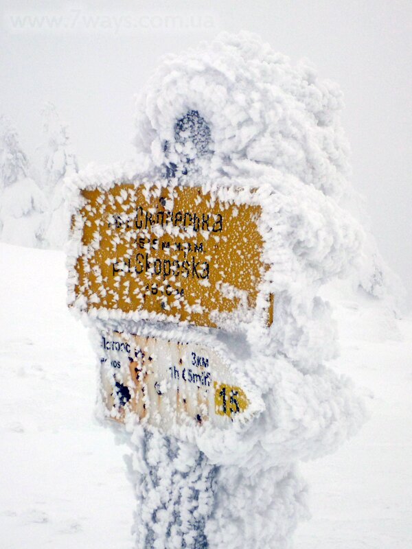 Снежный указатель Снежный указатель