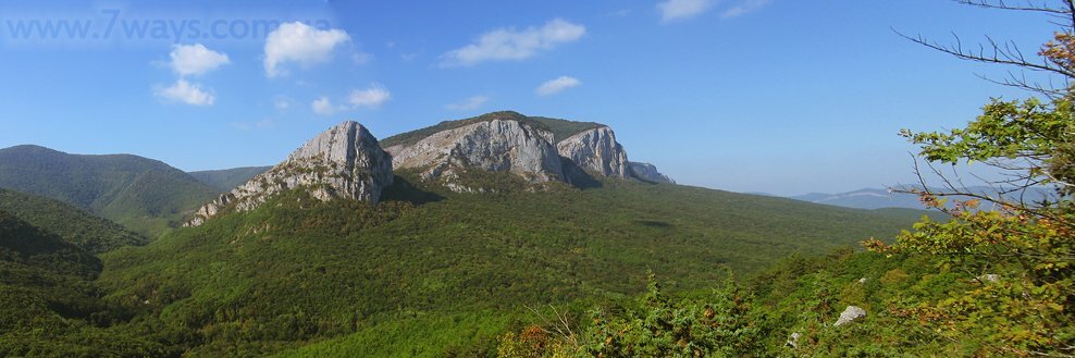 Панорама горы Сююрю-Кая Панорама горы Сююрю-Кая