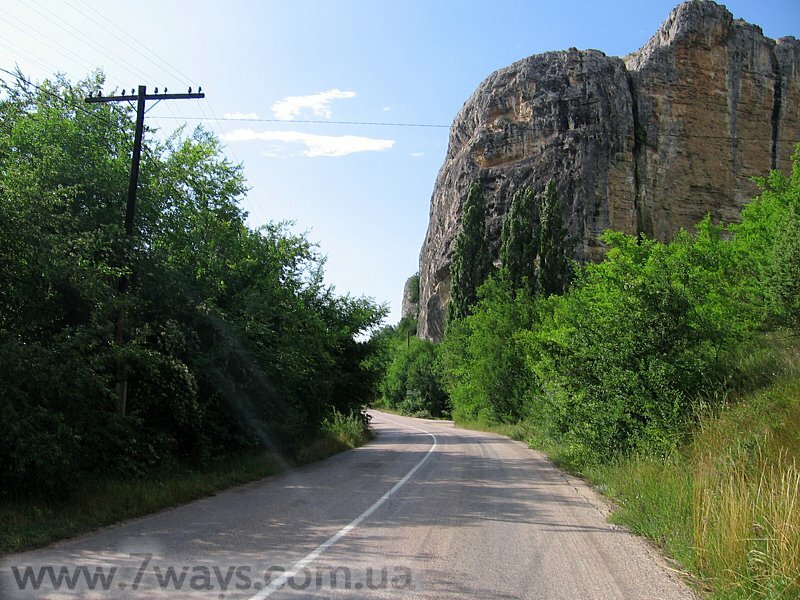 Крым, Утёсы вдоль дороги Утёсы вдоль дороги, Крым