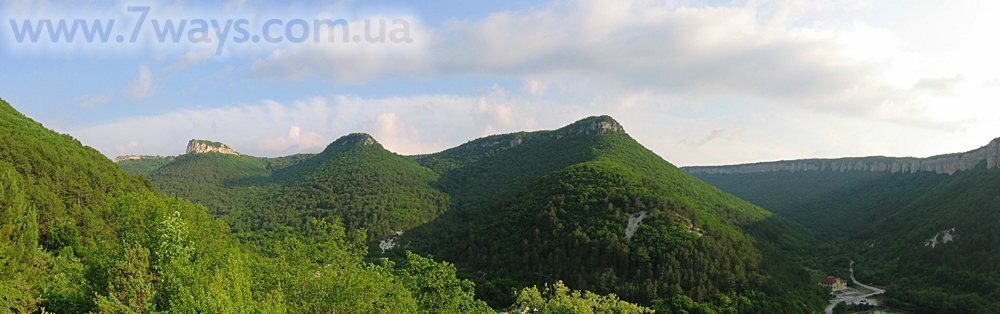 Мангуп - летняя панорама Мангуп - летняя панорама