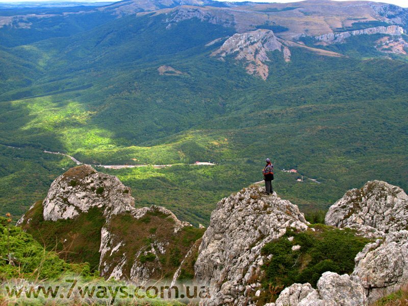 Крым, обрывы плато Чатырдаг Крым, обрывы плато Чатырдаг