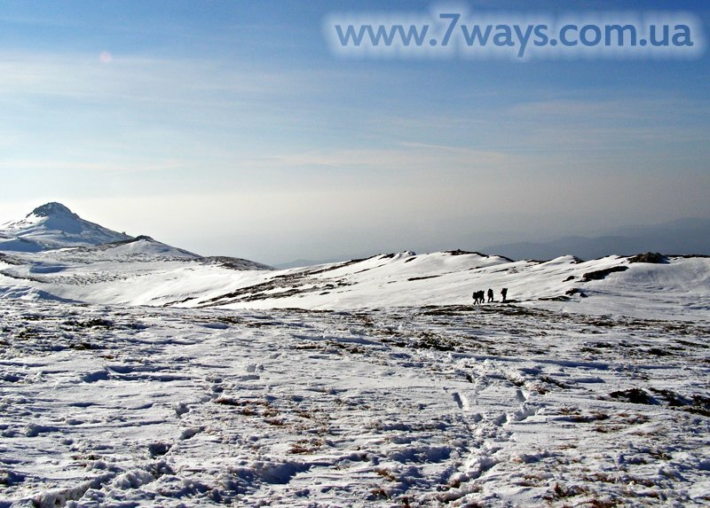 Крым, плато Чатырдаг зимой Крым, плато Чатырдаг зимой