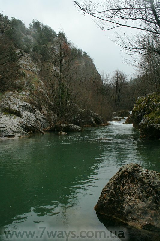 Чернореченский каньон весной Чернореченский каньон весной