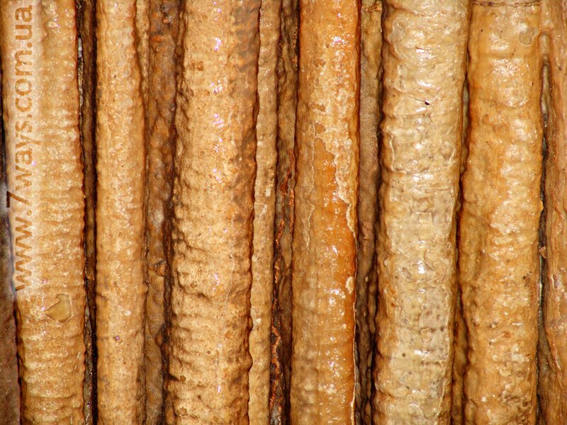 Пещеры Крыма: пещера Мамонтовая (Эмине-Баир-Хосар) - натёчные образования. Крым, пещера Мамонтовая (Эмине-Баир-Хосар) - натёчные образования.