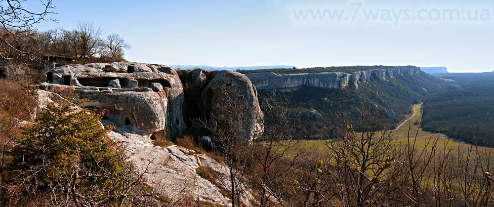 Поход в Эски-Кермен, панорама Поход в Эски-Кермен, панорама