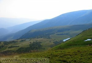 Озёра на хребте Свидовец