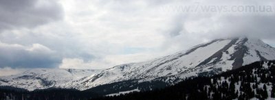 Карпаты, гора Петрос в мае