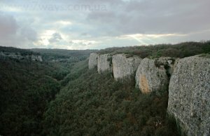 Алимова Балка, Крым - вид с крайней скалы
