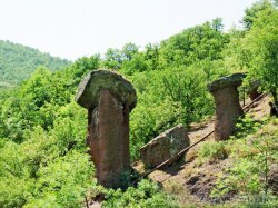Каменные грибы Сотеры, Крым