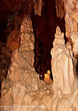 Пещера Скельская, Крым - сталагмиты