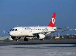Самолет Turkish airlines